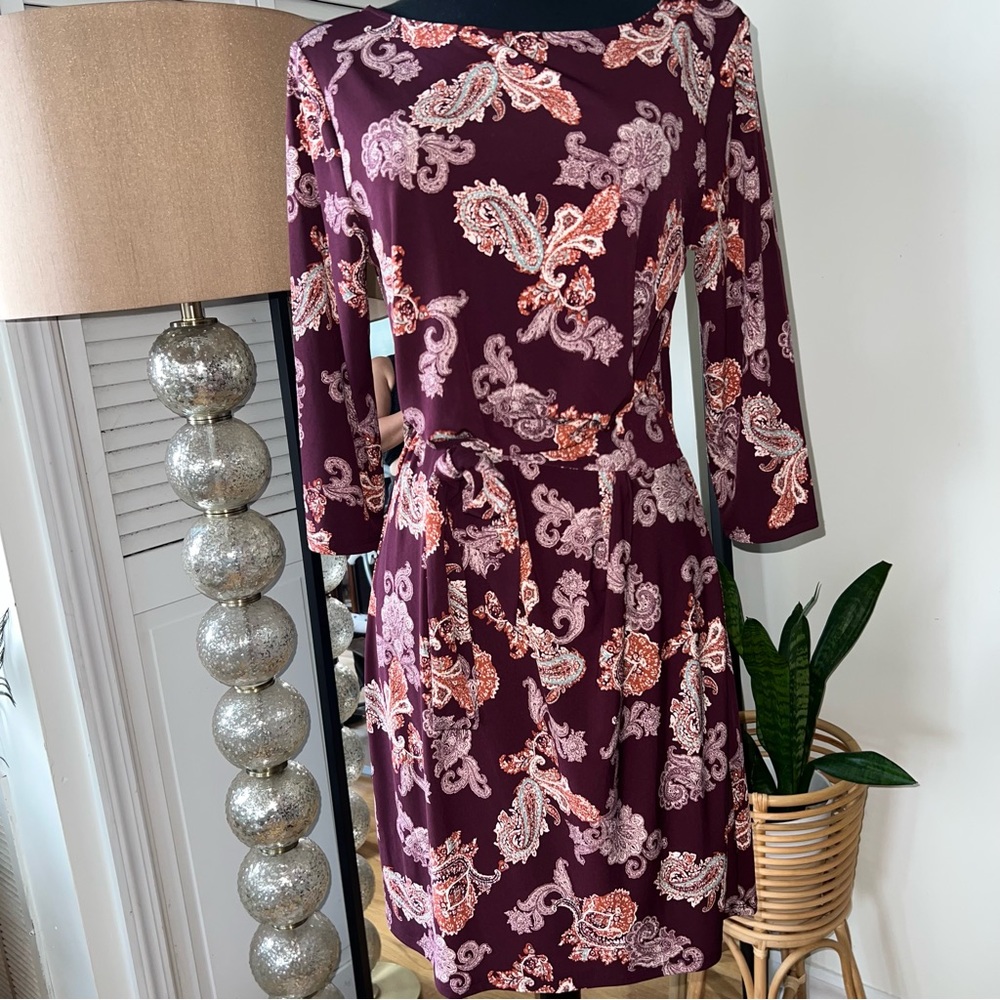 COPY - Paisley Print MIDI dress